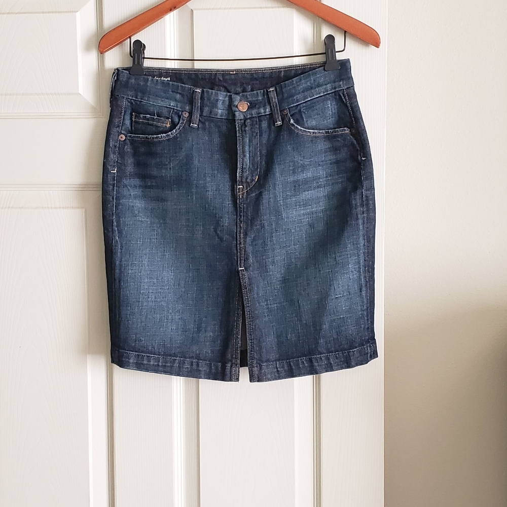 Citizens of Humanity 26 Denim Skirt Excellent Cond